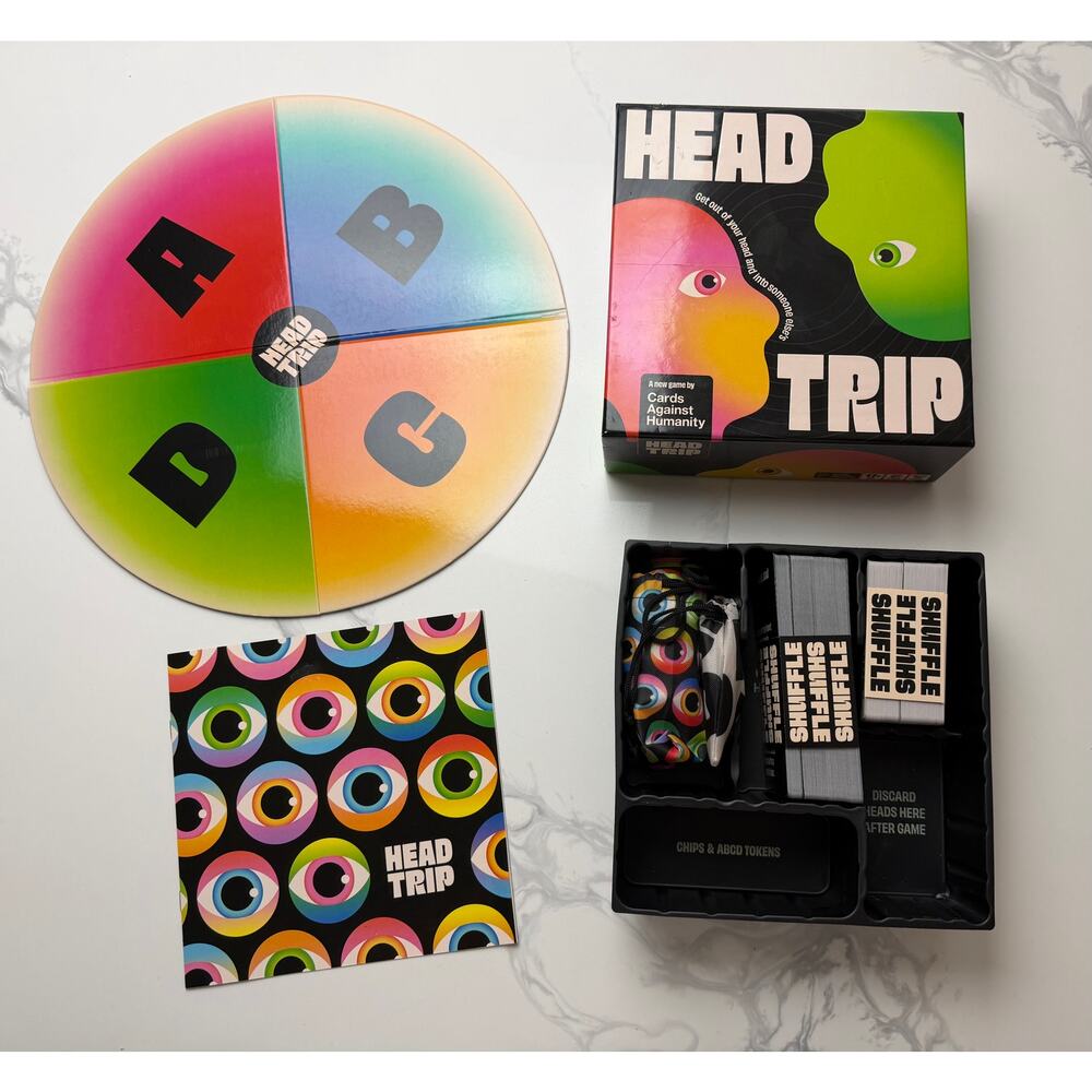 Head Trip Cards Against Humanity Party Game Complete Open Box